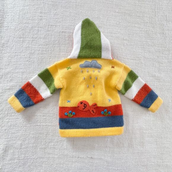 Peruvian Children's Zip-up Sweater VGUC 6-12mo - Picture 4 of 6
